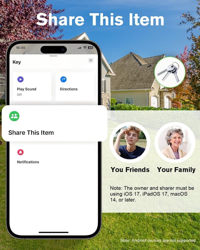 Thumbnail 4 de Smart Tracker Tag Item Finder 4Pack for Apple Find My
