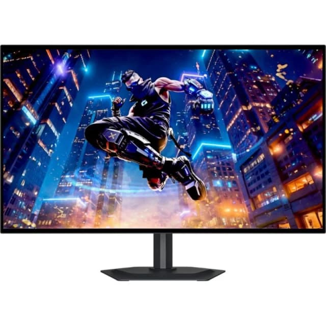 Detalle de Gigabyte MO27Q28G de 27" WOLED QHD: 280 Hz, 0,03 ms y KVM para gaming y trabajo con color