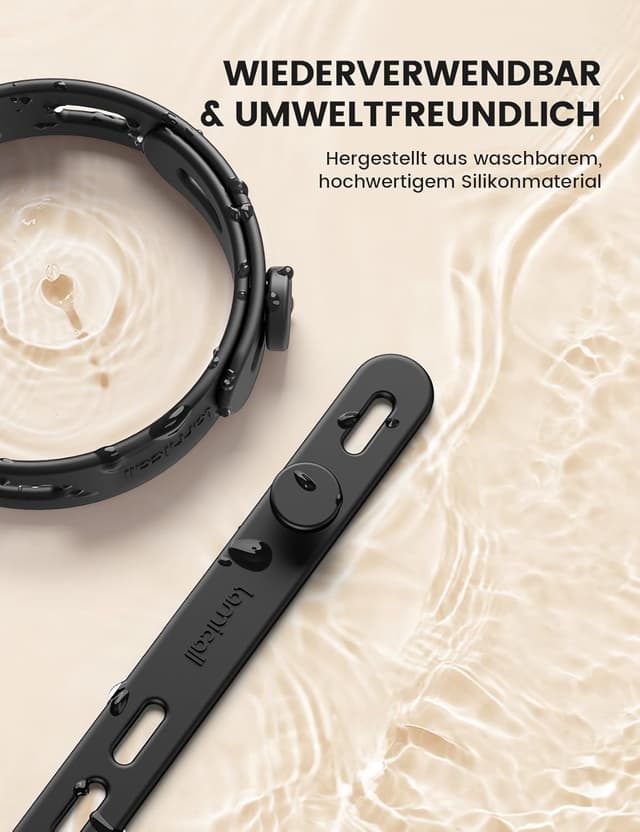 Thumbnail 5 de Lamicall 10er Silikon Kabelbinder 13 cm 🔌