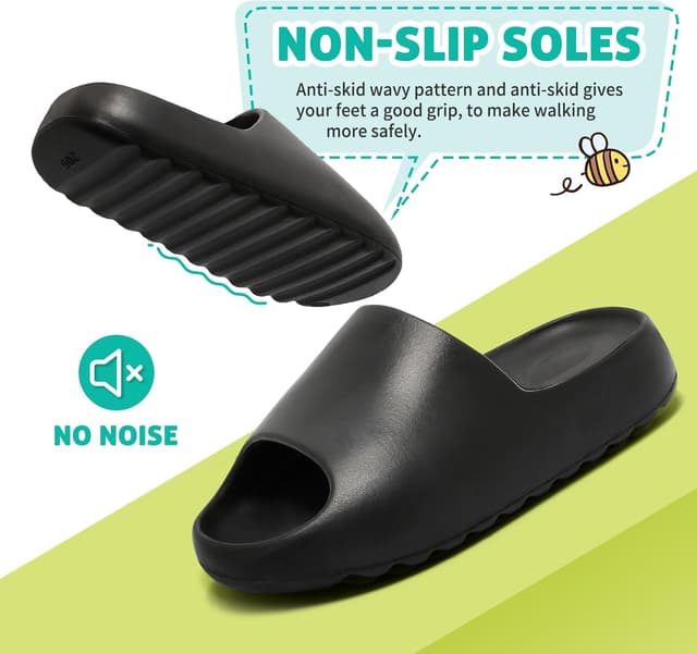 Detalle 2 de XTJSCBDSH Kids Cloud Slides Pillow Slippers – Slip-On Cloud-Like Summer Sandals