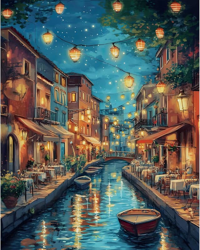 Detalle de Camocin Art Malen nach Zahlen 40x50cm Venedig