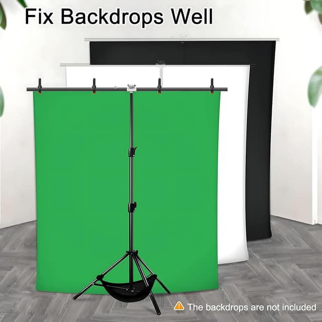 Thumbnail 4 de ManaPina Backdrop Stand Kit 5 x 6.5 ft green screen backdrop 🎥