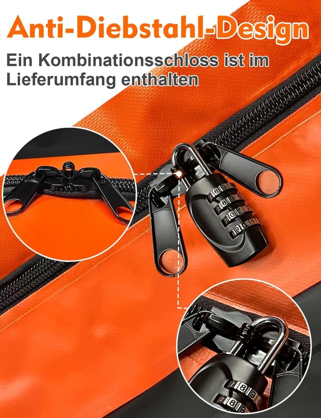 Detalle de FIVKLEMNZ Dachbox 21 Kubikfuß wasserdicht