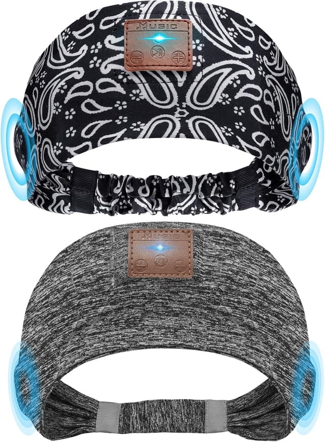 Thumbnail 6 de Mixiba 2-Pack Sleeping Headphones Headband for Sleep