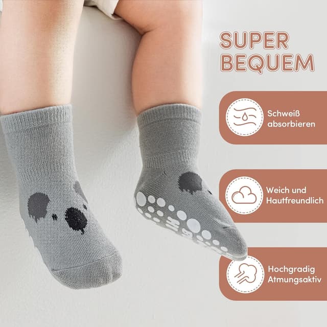 Thumbnail 3 de SockWaddles Stoppersocken Antirutschsocken Kinder Baby