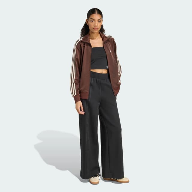 Detalle de Adidas Chaqueta Adicolor Classics Firebird Marrón