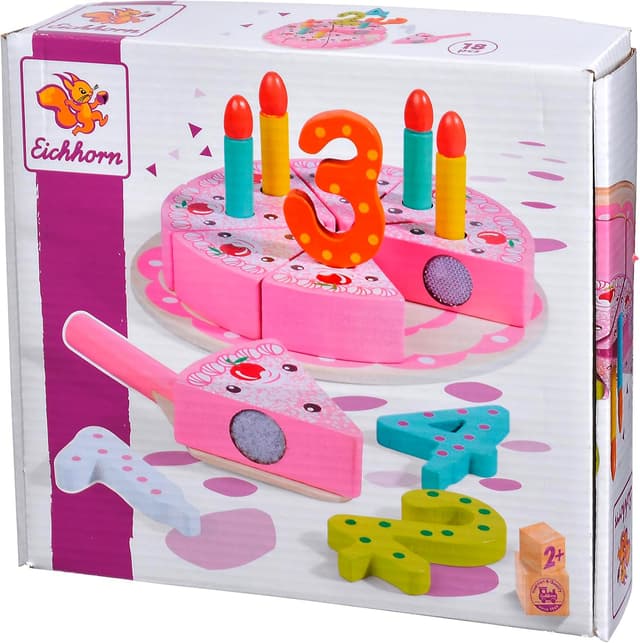 Detalle de Eichhorn torta di compleanno in legno 20 cm