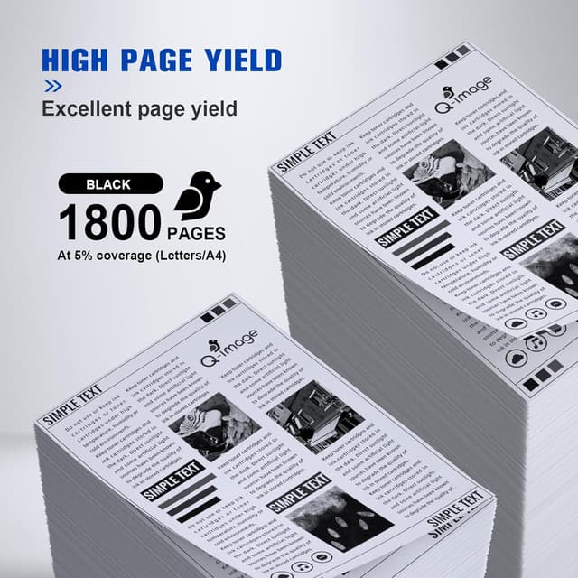 Detalle de Q-image D111L compatible toner cartridges (2 black) for Samsung Xpress M2026W, M2070W and select SL-M2020/SL-M2070 printers