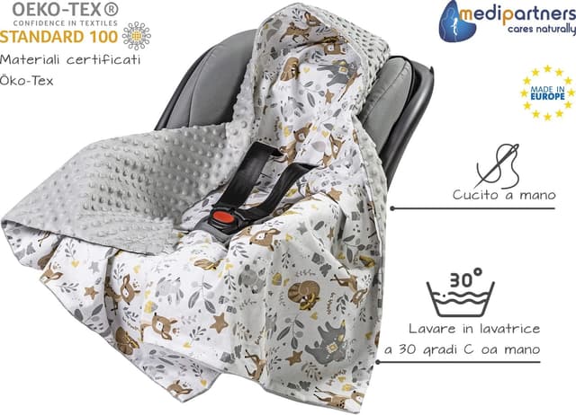 Thumbnail 2 de Medi Partners Coperta neonato 85x85 cm