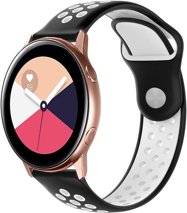 Detalle de BYISYUE breathable 22mm silicone watch strap for Suunto 9 Peak Pro/5 Peak/Vertical/Race (and CMF Watch Pro 2/Watch Pro) replacement band