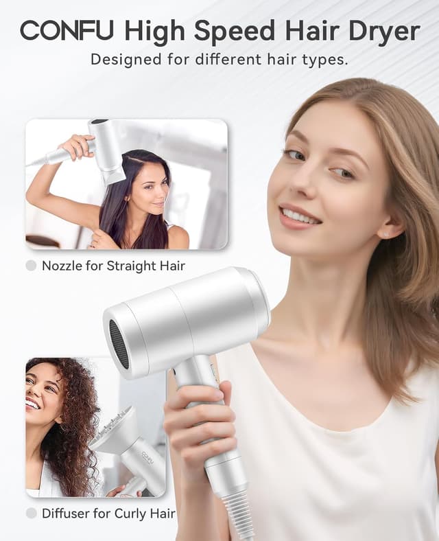 Thumbnail 6 de CONFU 1800W Hair Dryer with Ionic Technology