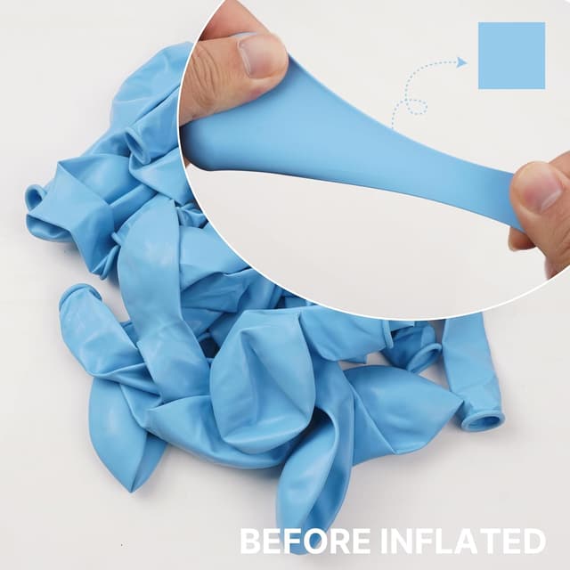 Thumbnail 1 de PartyWoo Blue Balloons 100pcs 12 Inch 🎈