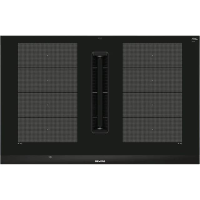 Detalle de Siemens EX875LX67E Placa inducción 80 cm extractor integrado
