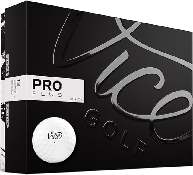 Detalle 2 de Vice Pro Plus Golf Balls (4-Pack) with urethane cover and alignment line