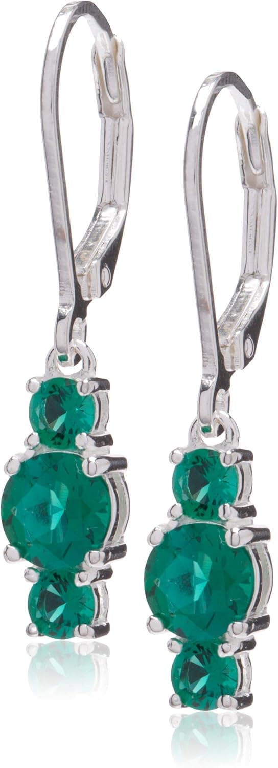 Thumbnail 4 de Amazon Essentials gemstone leverback earrings