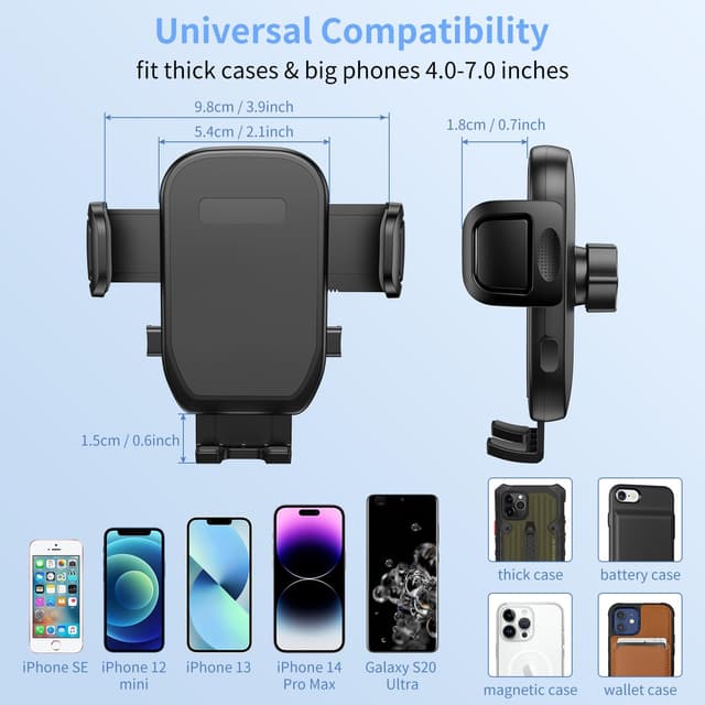 Thumbnail 3 de bokilino Cup Phone Mount for Car Adjustable Neck