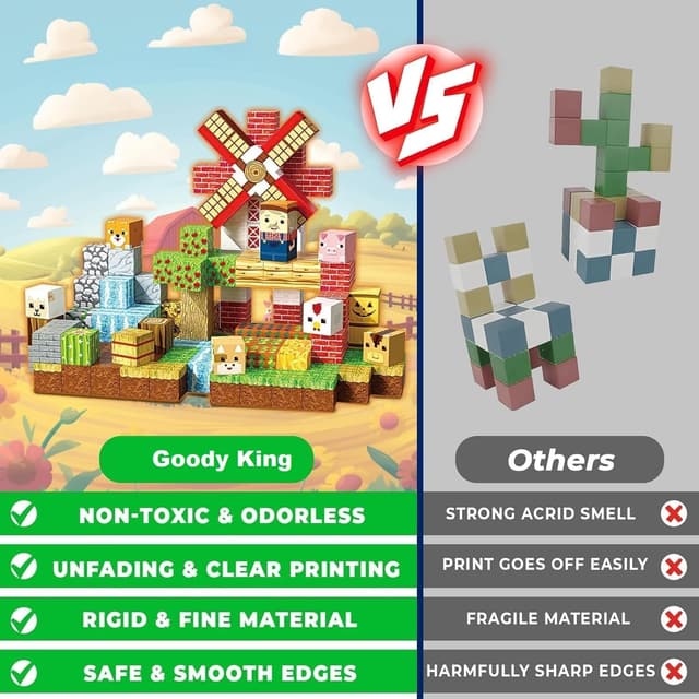 Thumbnail 3 de Magnetische Bausteine 150 Stück für Kinder