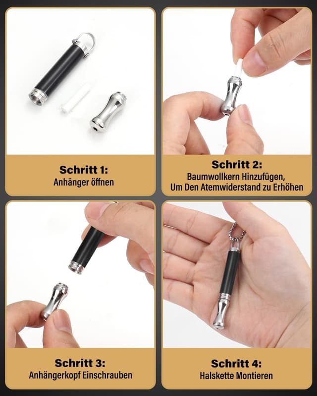 Detalle 2 de Rauchentwöhnung Hilfsmitte 12 Filter, schwarz