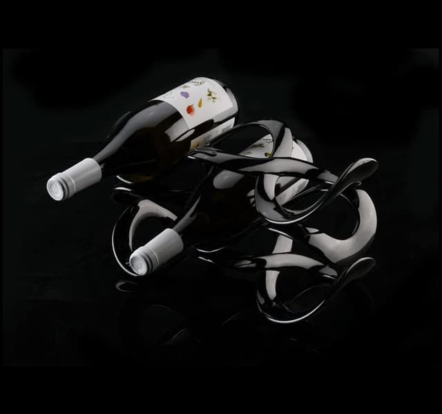 Thumbnail 4 de Guzzini Expositor de Vino Universal Icons, SMMA, Negro 🍷