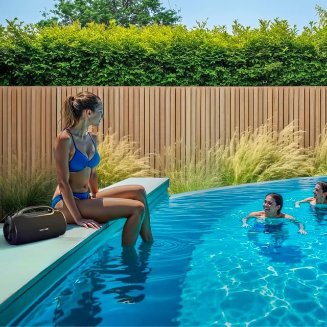 Detalle de Hama x Canton “UltiMate Pro” Bluetooth Speaker (IPX6, 120W) with Portable Power Pack, Black