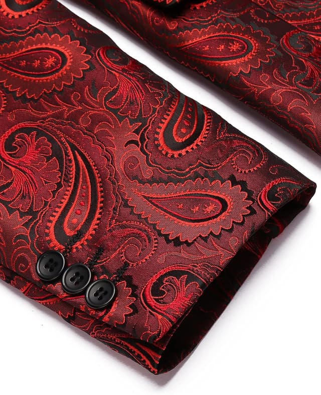 Thumbnail 5 de COOFANDY Floral Tuxedo Jacket