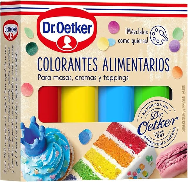 Thumbnail 5 de DR. OETKER Colorantes Alimentarios 17 unidades 🌈