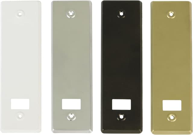 Thumbnail 6 de Amig coperchio in alluminio bianco per raccoglitore persiane (22,2 × 6,5 cm) con distanza viti 17 cm