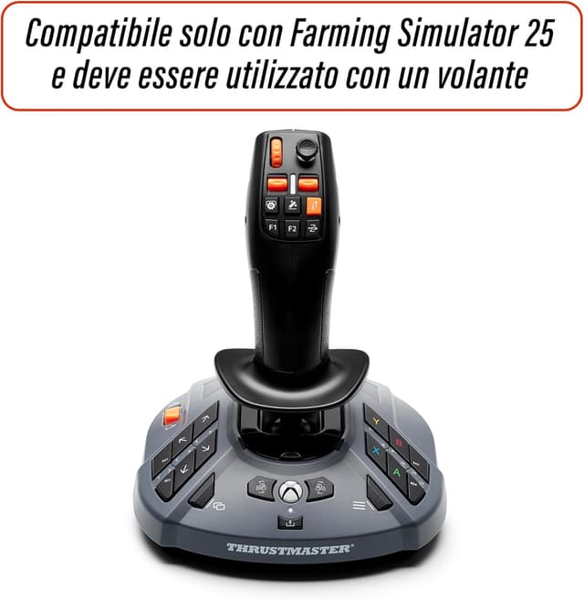 Detalle 2 de Thrustmaster SimTask FarmStick joystick multifunzione per Farming Simulator 25 (Xbox Series X|S e PC)