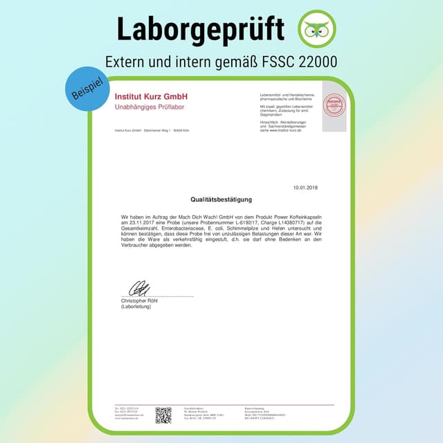 Detalle 2 de Koffein Kapseln 200 mg 💊