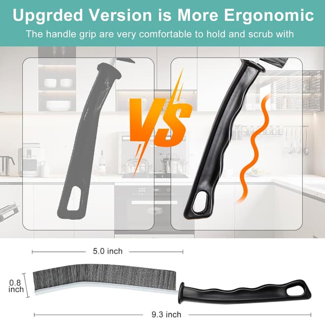 Thumbnail 4 de Crevice Cleaning Brush 3pcs grout tool 🧽