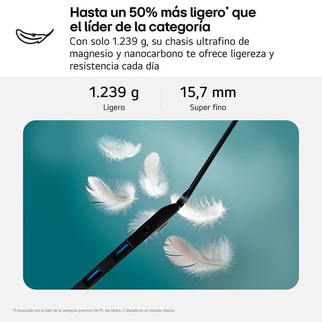 Thumbnail 2 de LG Gram 16Z90TL 🌟 Portátil ultraligero con 32GB RAM