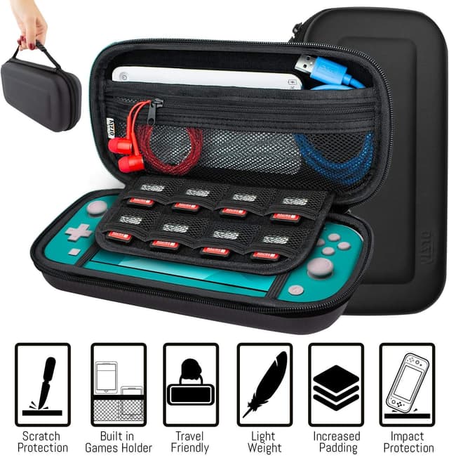 Thumbnail 3 de Kit accessori Nintendo Switch Lite con custodia e pellicola