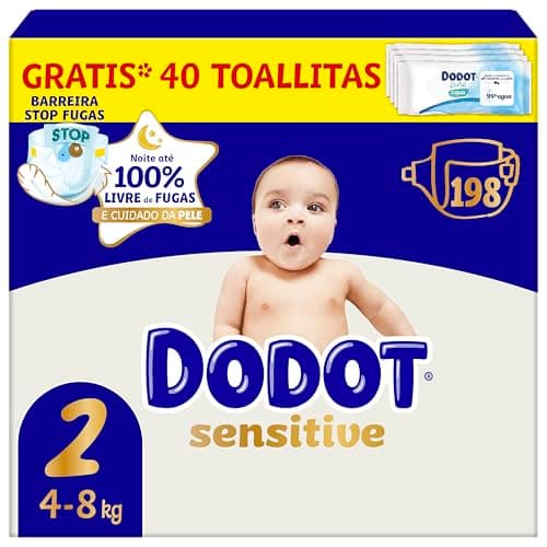 Detalle de Dodot Pañales Bebé Sensitive Talla 2 12 h