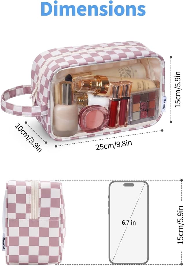 Detalle 2 de Clear Travel Toiletries Bag 25x10x15cm