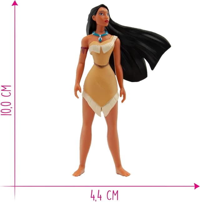 Detalle 2 de Bullyland 11355 – Figurine Pocahontas de Disney, env. 10 cm, peinte à la main