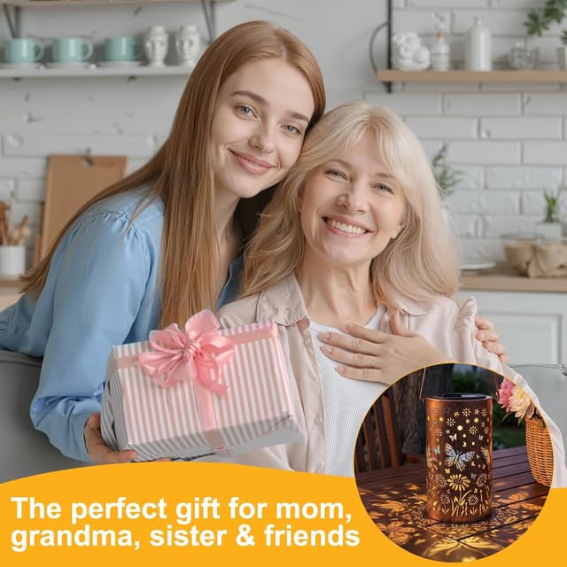 Detalle de Colorful Butterfly Solar Lanterns – IP65 Outdoor Waterproof Hanging Solar Lights for Garden, Patio & Porch