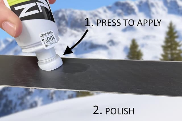 Detalle de N-ZERO NZEROWAX Sciolina Organica 100% vegetale con applicatore universale, 100 ml