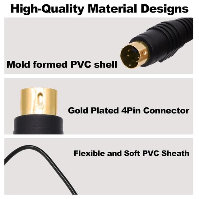 Detalle 2 de YARCHONN S-Video Kabel 1,5 m