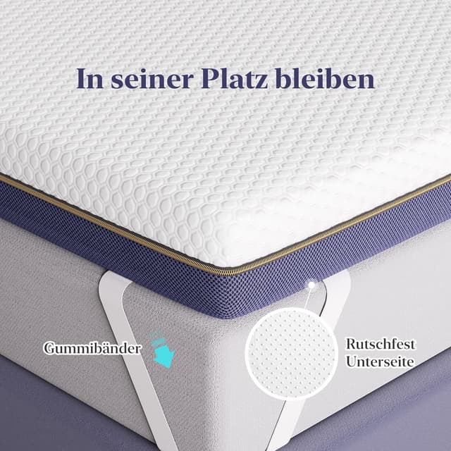 Thumbnail 3 de BedStory Gel Memory Foam Topper 10 cm 180x200