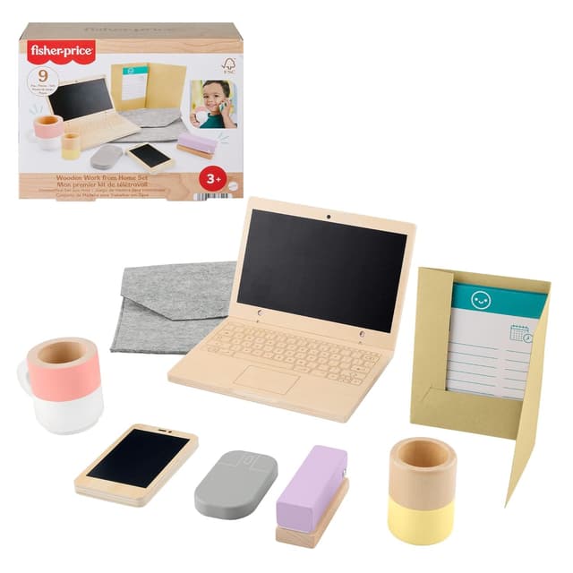 Detalle de Fisher-Price Homeoffice-Set Holz ab 3 Jahren