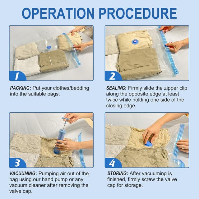 Thumbnail 6 de Fygrip Vacuum Storage Bags 20 Pack