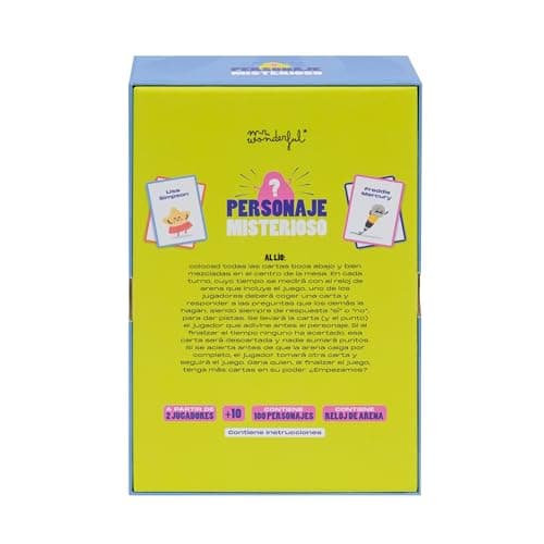 Detalle 2 de Mr. Wonderful Personaje Misterioso — 100 tarjetas 🎲