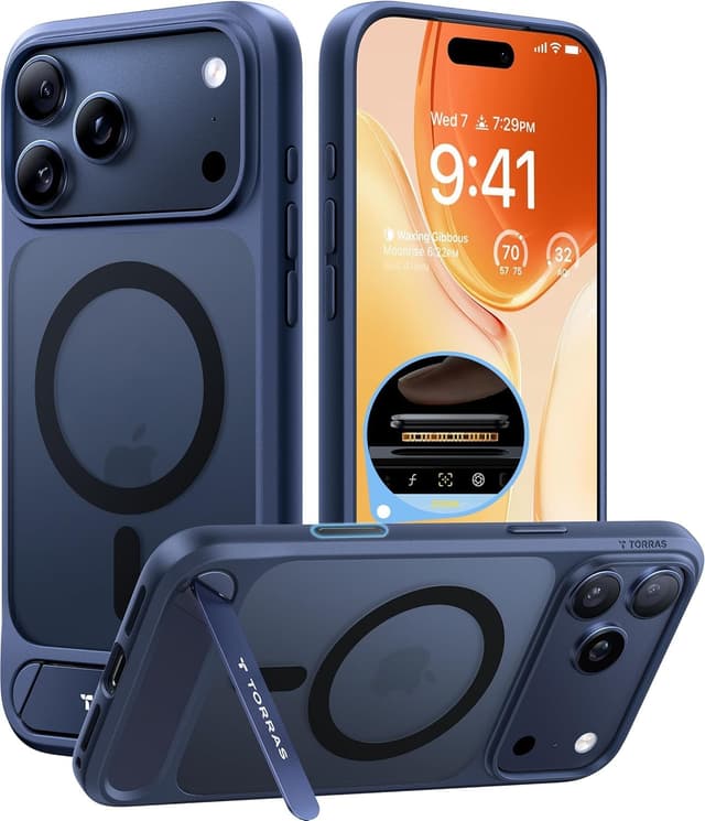Detalle de TORRAS iPhone 17 Pro Case Magnetic 1 Stand