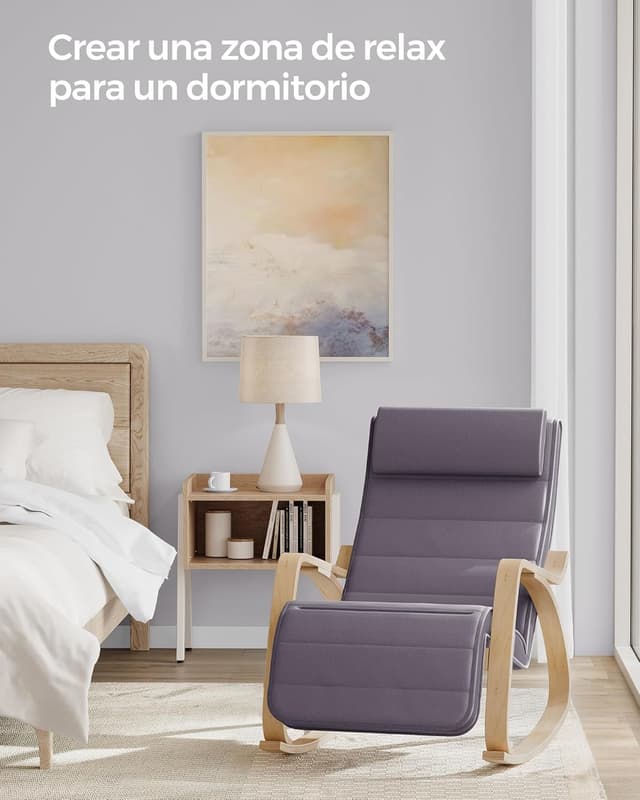 Thumbnail 3 de SONGMICS Silla Mecedora LYY010G01 150 kg