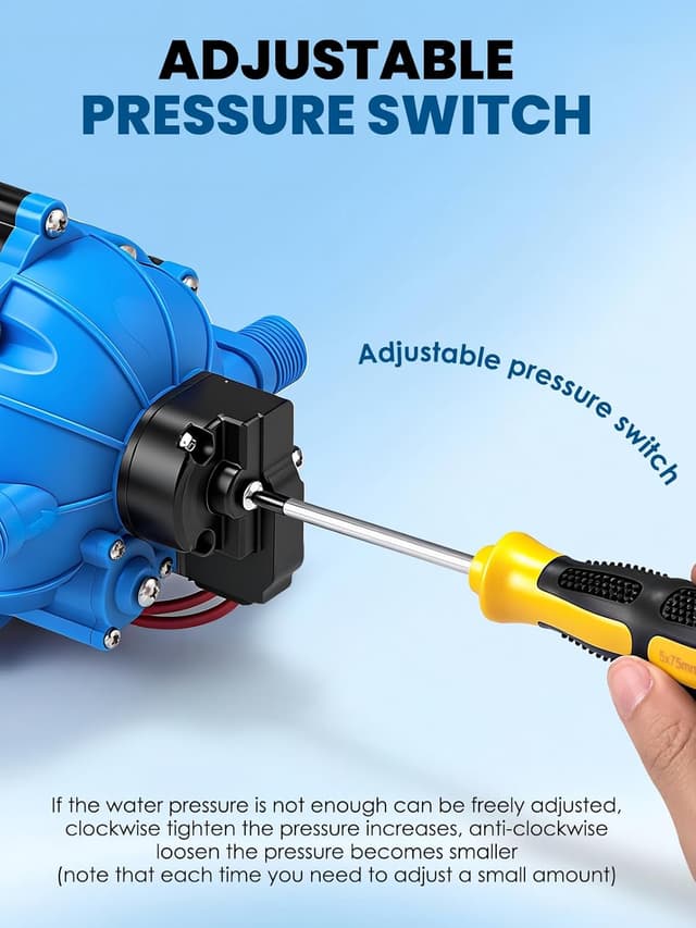 Thumbnail 2 de Mxmoonant 12V Waschpumpen-Set 20 LPM 70 PSI