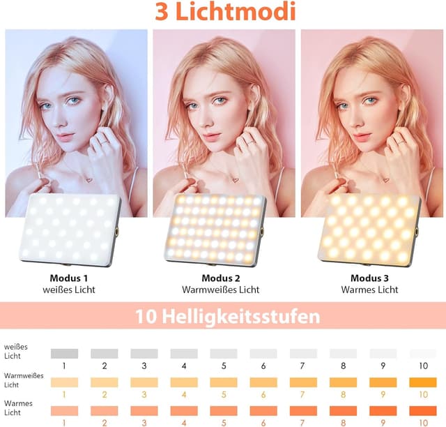 Thumbnail 1 de TONEOF Selfie Licht 2500–9000K Videolicht für Handy