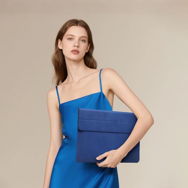 Thumbnail 6 de HYZUO 13.3–14 inch laptop sleeve case with stand feature (Klein Blue) for MacBook Pro/Air, Surface, HP Spectre X360