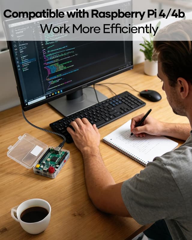 Thumbnail 3 de ziwodiv Micro HDMI auf HDMI Kabel 2M 4K@60Hz