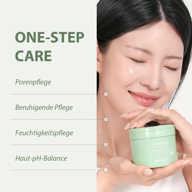 Thumbnail 2 de MIZON PORE FRESH PEELING TONER PAD (x60) für empfindliche Haut
