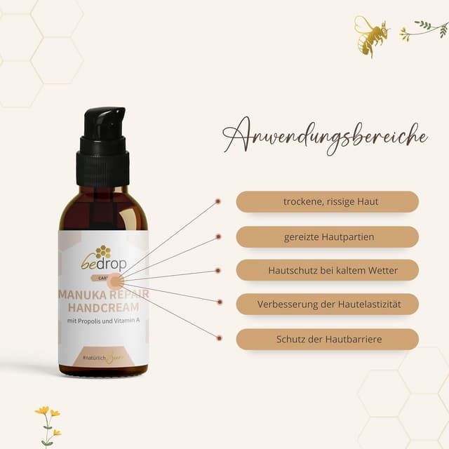 Detalle 2 de bedrop Manuka Repair Handcreme Feuchtigkeitspflege